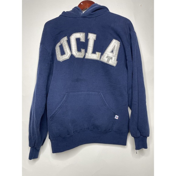 Vintage UCLA Russell Athletic Hoodie Size Large Made In USA‎ 90s Hooded NCAA - Picture 1 of 10
